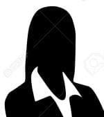 businesswoman portrait silhouette, female icon avatar